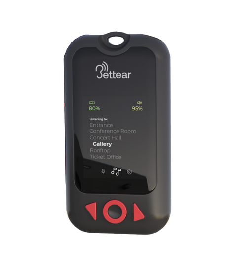 BETTEAR B-RTX Auracast™ Receiver NFC Sort