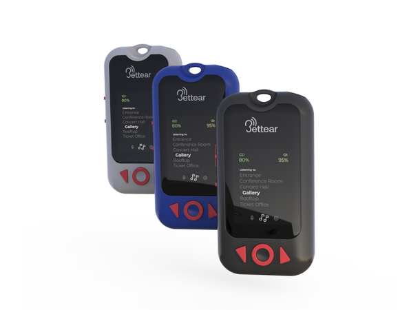 BETTEAR B-RTX Auracast™ Receiver NFC Sort 