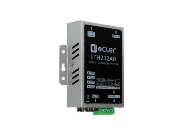 ECLER ETH232AD Seriell/Ethernet-adapter RS-232/422/485  Ethernet 