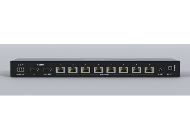 ECLER VEO-SPS48 HDMI-splitter 1x8 HDMI splitter/extender, 4K@35m 
