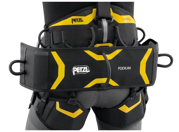 PETZL PODIUM Work seat Sort/Gul 