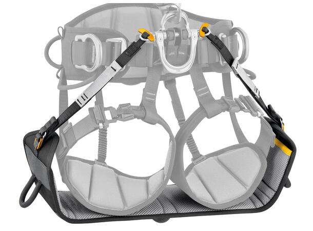 PETZL PODIUM Work seat Sort/Gul 