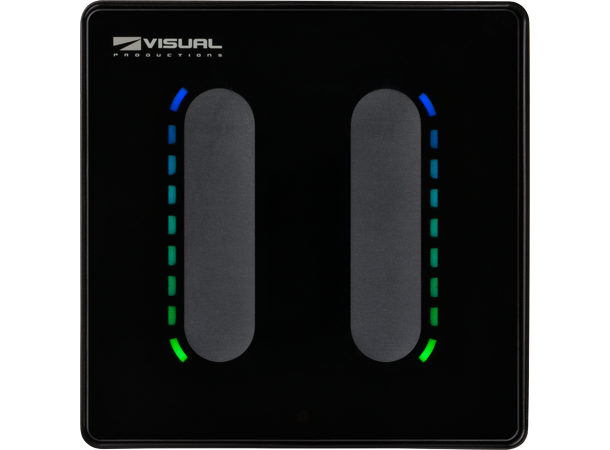 VISUAL PRODUCTIONS F2 NET Panel Veggpanel med 2 programmerbare fadere 
