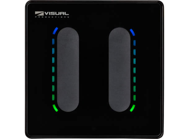 VISUAL PRODUCTIONS NetPanel F2 Veggpanel med 2 programmerbare fadere 