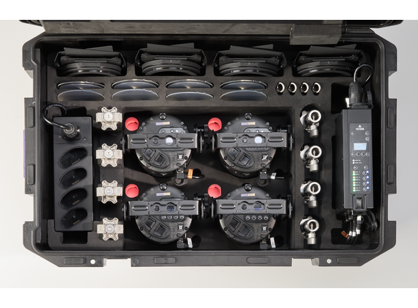 ASTERA AST-QUKBM-STD Quikbeam Kit 4xQuikBeam, Låvedører, Case