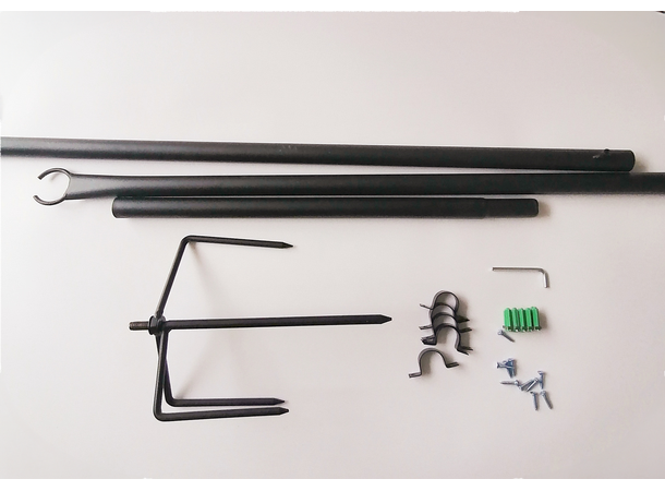 BEKAFUN Stolpe for lyslenke 2,6m, 2-pakning 