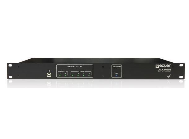 ECLER ALMA24 Høyttalerprosessor 2 x 4 Analouge I/O 