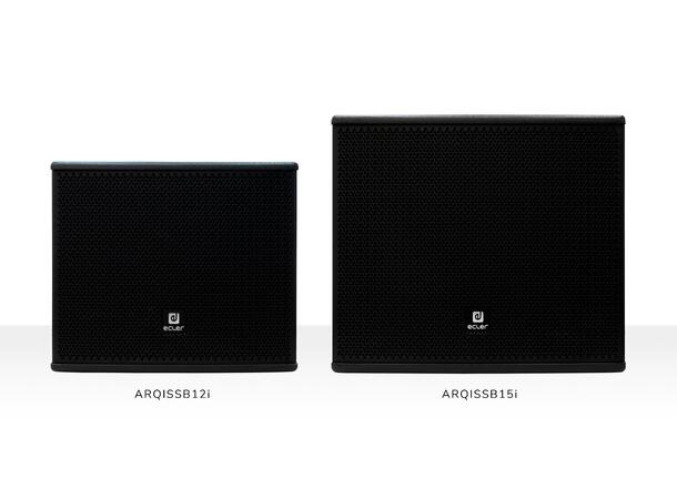 ECLER ARQIS SB15iBK Subwoofer 15", 600W, 8ohm, Sort 