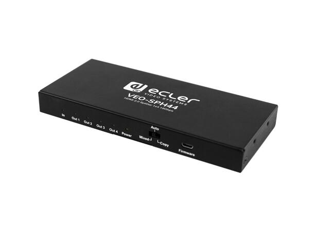 ECLER VEO-SPH44 HDMI-splitter 1x4 HDMI splitter, 4K/60, 18Gbps 