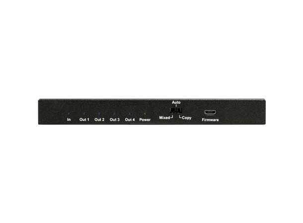 ECLER VEO-SPH44 HDMI-splitter 1x4 HDMI splitter, 4K/60, 18Gbps 