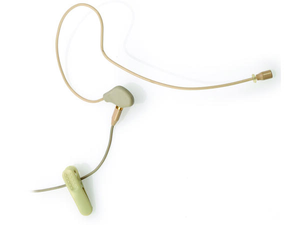 JTS CM-801 ørebøyle mikrofon omni Beige. Utskiftbar kabel