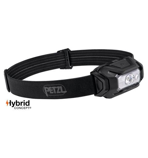 PETZL Aria 1R RGB Hodelykt 475lm, Sort