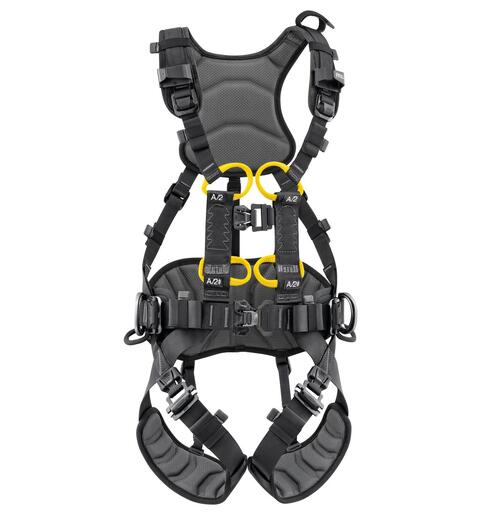 PETZL VOLT Fallsele, str 0 Europeisk versjon, Sort/Gul