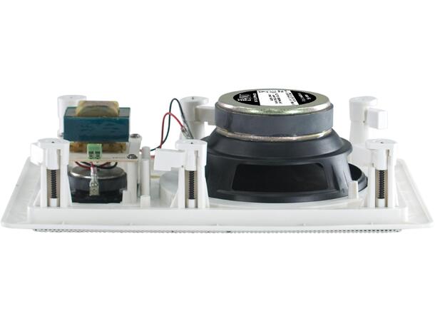 PROAUDIO DP66T Himlingshøyttaler 6,5" 2-veis. 30W/100V. Hvit