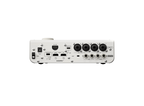 YAMAHA URX44V Lydkort 6 Inn, 4 Ut, USB-C, Touch,HDMI I/O, Hvit