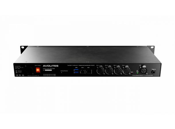 AVOLITES D3 Core 16 Univers, 1U Rack, Titan