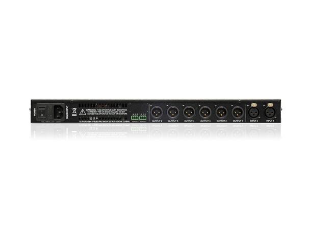 ECLER ALMA26 Høyttalerprosessor 2 x 6 Analouge I/O 