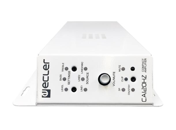 ECLER CA120HZ Kompaktforsterker 120W @ 70/100V, 2ch 