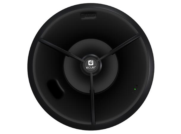 ECLER GLOBE5RM Skinnemontert Høyttaler 35W, 5", 360°, WiSpeak, Sort 