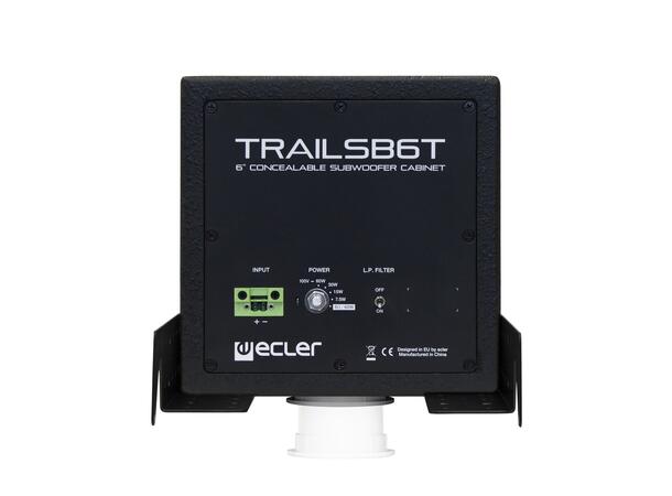 ECLER TRAILSB6TBK Subwoofer 6.5", 60W, 70/100V, Sort 