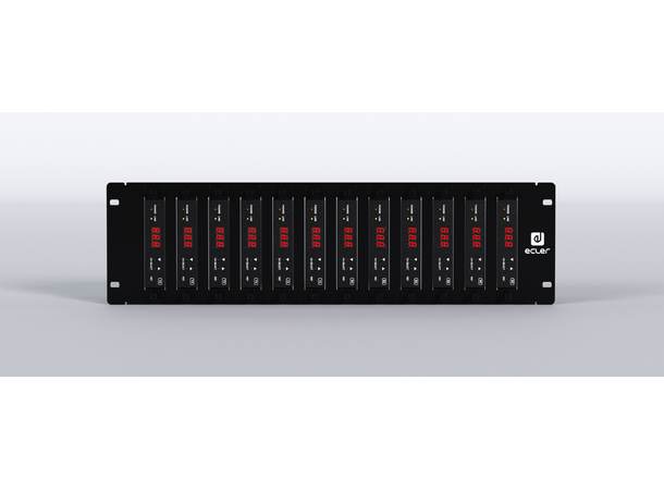 ECLER VEO-RK1CG2 Rackhylle 3U/19" rack shelf, up to 12x 1CG2 