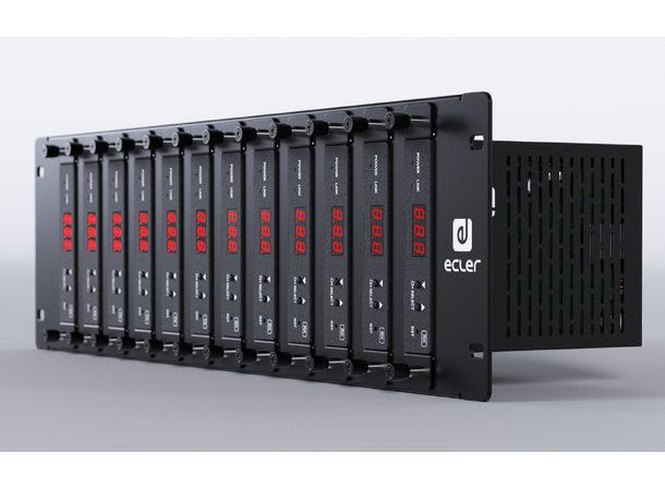ECLER VEO-RK1CG2 Rackhylle 3U/19" rack shelf, up to 12x 1CG2 