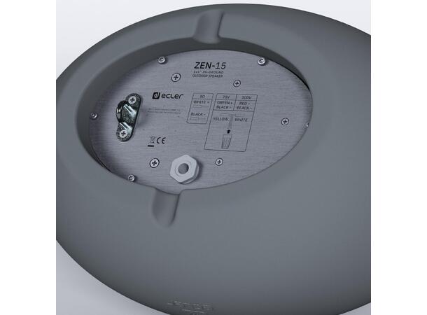 ECLER ZEN-15 Nedgravd Høyttaler 5.25", 70W, 70/100V, Grå 