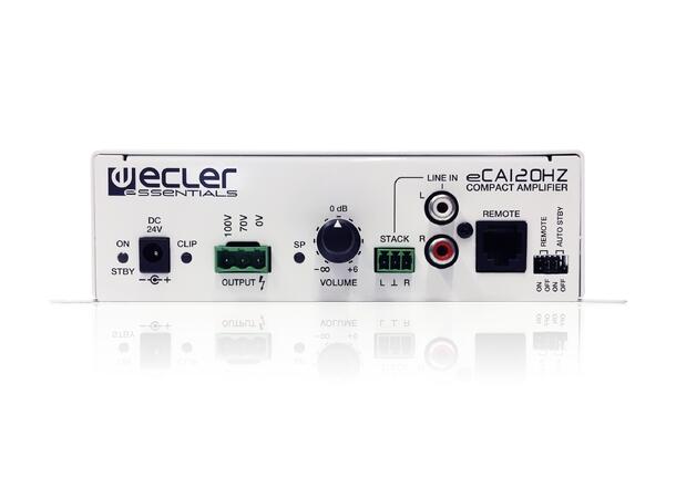 ECLER eCA120HZ Ultrakompakt forsterker 120W @ 70/100V, 2ch 