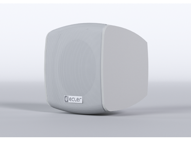 ECLER eMOTUS3ODWH Miljøhøyttaler 3", 25W, 70/100V, IP65, Hvit 