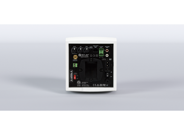 ECLER eMOTUS5PBWH Aktivt Høyttalersett 5", 25W, 8ohm, Hvit 