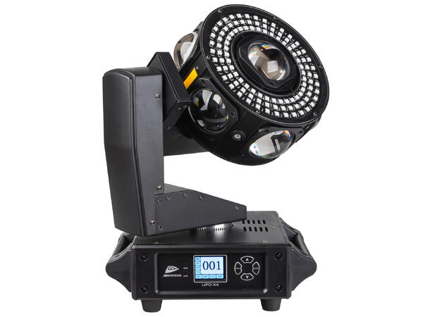 JB SYSTEMS UFO X4, 4 in 1 Multieffect LED, Laser, Strobe, 3pin DMX