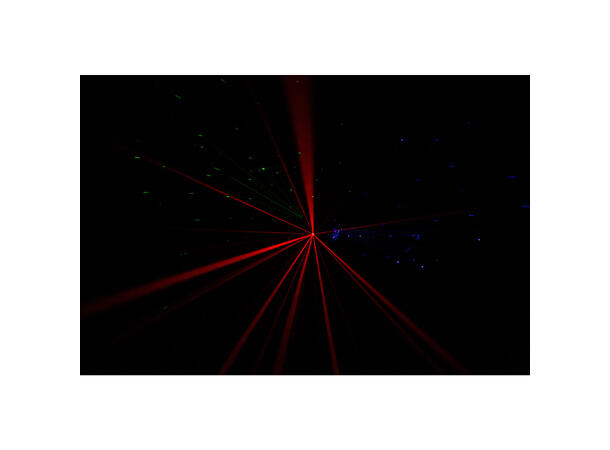 JB SYSTEMS UFO X4, 4 in 1 Multieffect LED, Laser, Strobe, 3pin DMX