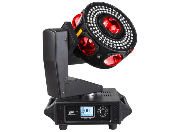 JB SYSTEMS UFO X4, 4 in 1 Multieffect LED, Laser, Strobe, 3pin DMX
