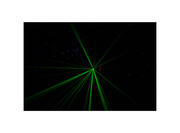 JB SYSTEMS UFO X4, 4 in 1 Multieffect LED, Laser, Strobe, 3pin DMX