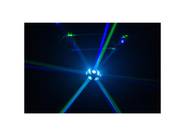 JB SYSTEMS UFO X4, 4 in 1 Multieffect LED, Laser, Strobe, 3pin DMX