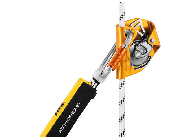 PETZL ASAP’AXIS tau terminert 22kN, hvit, 10meter, 1 sydd terminering