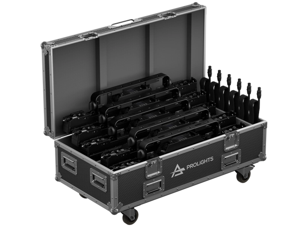 PROLIGHTS FCLHALUSTRIPDUO Flightcase Til 6 x FCLHALUSTRIPDUO