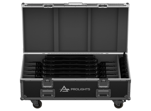PROLIGHTS FCLHALUSTRIPDUO Flightcase Til 6 x FCLHALUSTRIPDUO