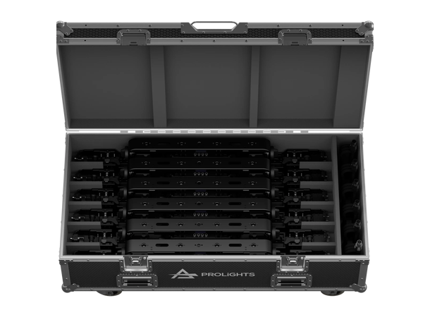 PROLIGHTS FCLHALUSTRIPDUO Flightcase Til 6 x FCLHALUSTRIPDUO