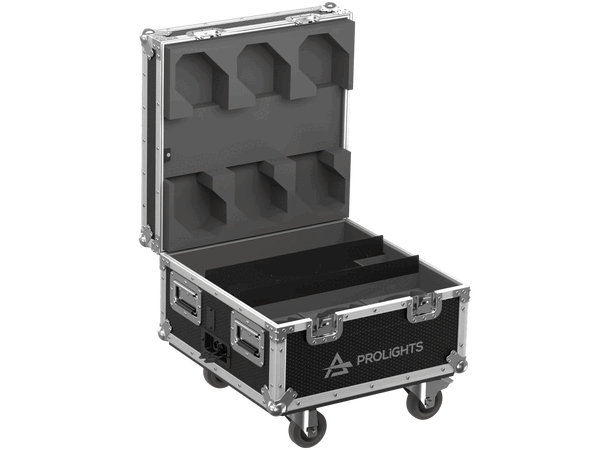 PROLIGHTS Smart Par Neo Pack, IP65 6 x SmartParNeo, Flight, Charger 