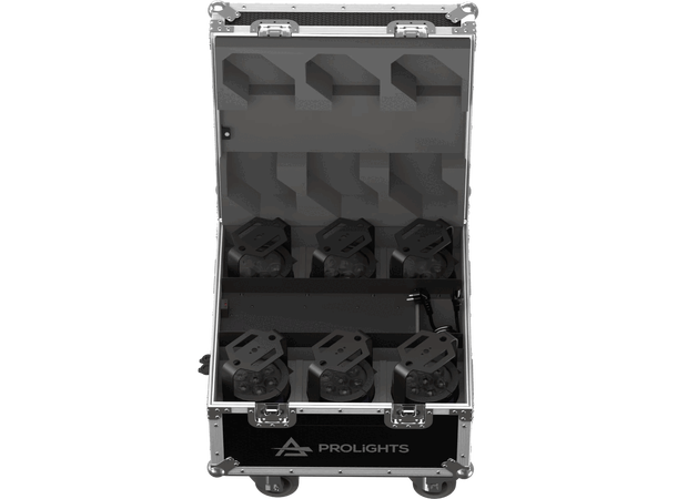 PROLIGHTS Smart Par Neo Pack, IP65 6 x SmartParNeo, Flight, Charger 