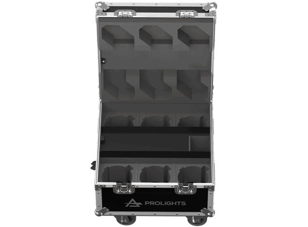 PROLIGHTS Smart Par Neo Pack, IP65 6 x SmartParNeo, Flight, Charger 