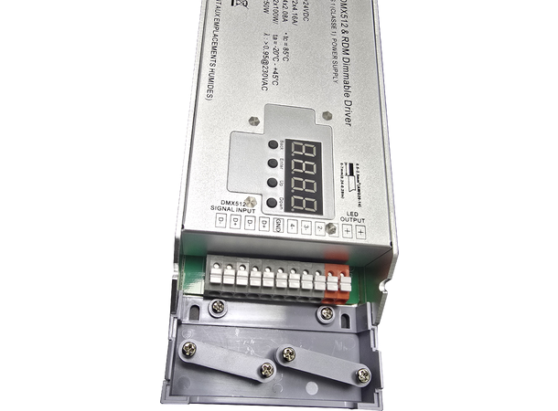 SBL DMX Constant voltage LED Driver 200W 4ch, 24V out, 100 - 277 VAC IN, RDM