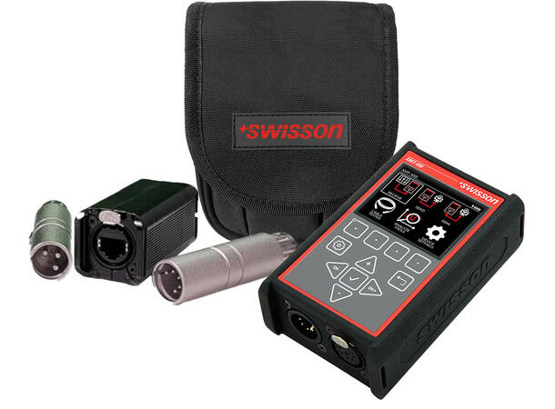 SWISSON XMT-450 Pro Set Testverktøy DMX, RDM, Bag, Dongle