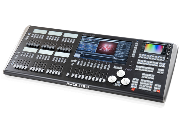 AVOLITES Arena console, in Flight 8 x Univers, 16 x ArtNet/A-ACN, Sort