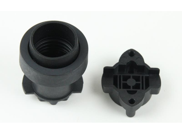 BEKAFUN Reservesokkel E27 For flatkabel, Sort 