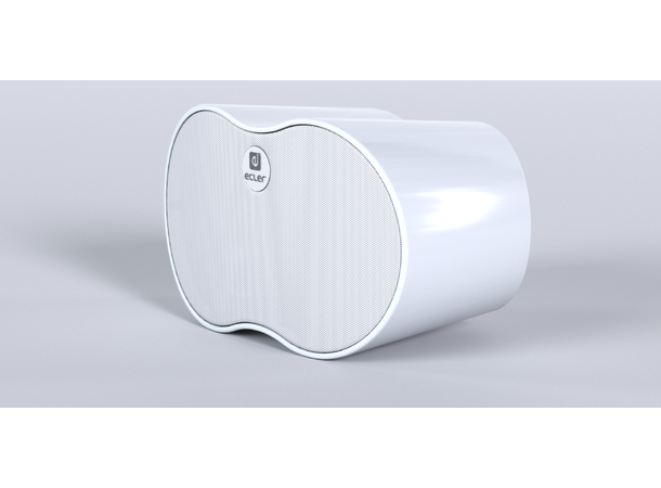 ECLER NIMBO-14 Miljøhøyttaler 4", 40W, 8ohm, IP44, Hvit 