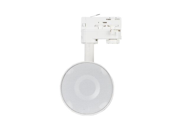 ECLER TUBE Skinnemontert Høyttaler 18W, 3", WiSpeak, Hvit 