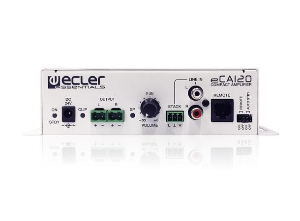 ECLER eCA120 Ultrakompakt forsterker 2 x 60W @ 4ohm, 1ch 