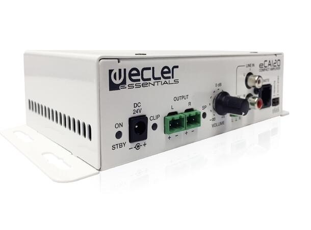 ECLER eCA120 Ultrakompakt forsterker 2 x 60W @ 4ohm, 1ch 